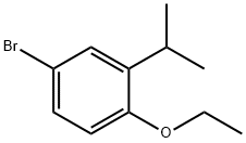 4-Bromo-1-ethoxy-2-isopropylbenzene Structure