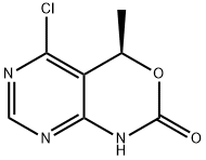 2H-Pyrimido[4,5-d][1,3]oxazin-2-one, 5-chloro-1,4-dihydro-4-methyl-, (4R)- 구조식 이미지