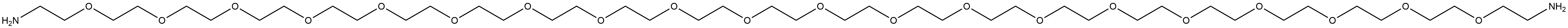 3,6,9,12,15,18,21,24,27,30,33,36,39,42,45,48,51,54,57,60-Eicosaoxadohexacontane-1,62-diamine Structure