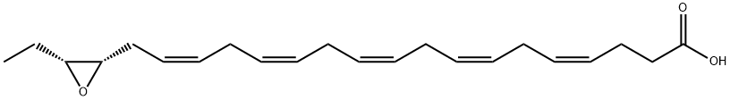 (4Z,7Z,10Z,13Z,16Z)-18-[(2S,3R)-3-Ethyl-2-oxiranyl]-4,7,10,13,16-octadecapentaenoic acid Structure