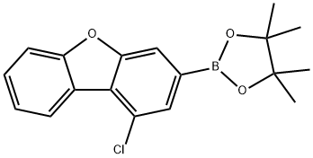1-Chloro-3-(4,4,5,5-tetramethyl-1,3,2-dioxaborolan-2-yl)dibenzofuran Structure