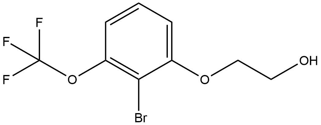 2-[2-Bromo-3-(trifluoromethoxy)phenoxy]ethanol Structure