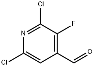 4-Pyridinecarboxaldehyde, 2,6-dichloro-3-fluoro- Structure