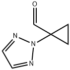 1-(2H-1,2,3-Triazol-2-yl)cyclopropanecarboxaldehyde Structure