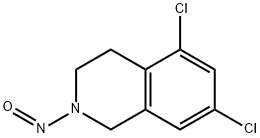 Isoquinoline, 5,7-dichloro-1,2,3,4-tetrahydro-2-nitroso- Structure