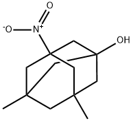 Tricyclo[3.3.1.13,7]decan-1-ol, 3,5-dimethyl-7-nitro- Structure