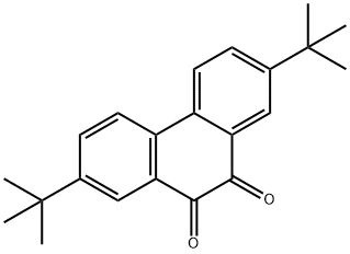 9,10-Phenanthrenedione, 2,7-bis(1,1-dimethylethyl)- Structure