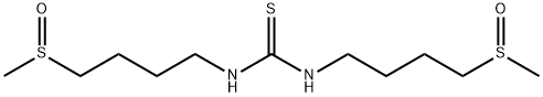 Thiourea, N,N'-bis[4-(methylsulfinyl)butyl]- Structure