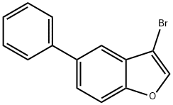 Benzofuran, 3-bromo-5-phenyl- Structure