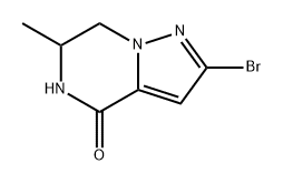 Pyrazolo[1,5-a]pyrazin-4(5H)-one, 2-bromo-6,7-dihydro-6-methyl- Structure