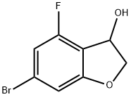 6-Bromo-4-fluoro-2,3-dihydro-3-benzofuranol Structure