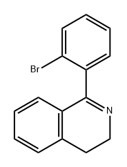 Isoquinoline, 1-(2-bromophenyl)-3,4-dihydro- Structure