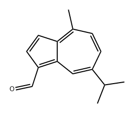 1-Azulenecarboxaldehyde, 4-methyl-7-(1-methylethyl)- Structure