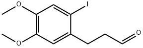 Benzenepropanal, 2-iodo-4,5-dimethoxy- Structure