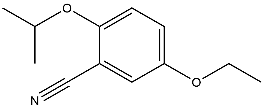 5-Ethoxy-2-(1-methylethoxy)benzonitrile Structure