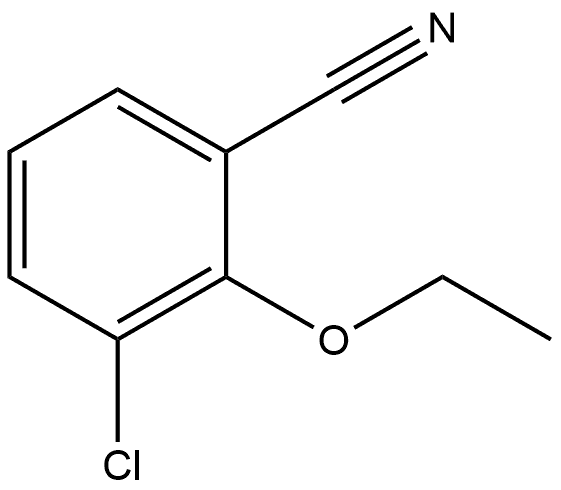 Benzonitrile, 3-chloro-2-ethoxy- Structure