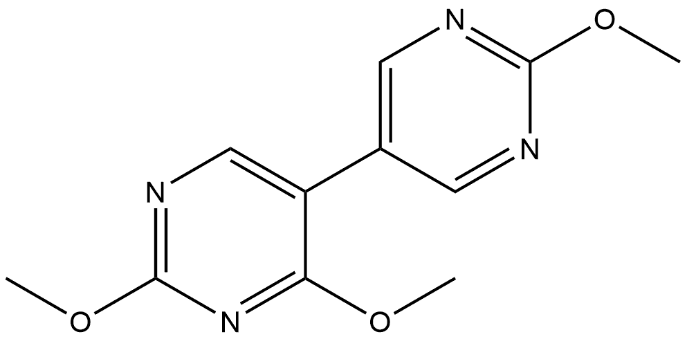 2,2',4-Trimethoxy-5,5'-bipyrimidine Structure