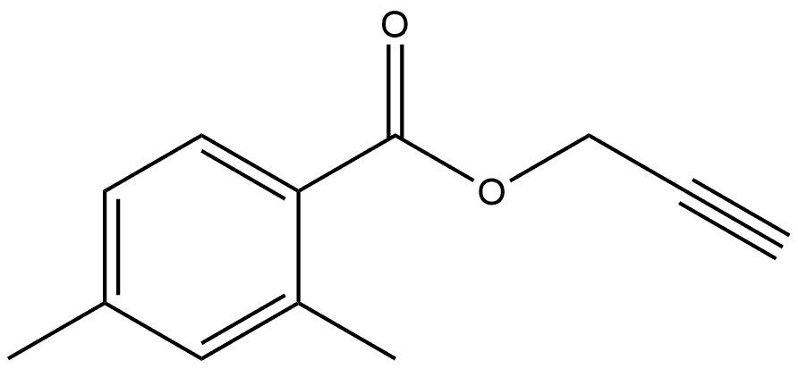 2-Propyn-1-yl 2,4-dimethylbenzoate Structure