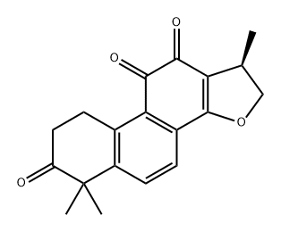 Phenanthro[1,2-b]furan-7,10,11(2H)-trione, 1,6,8,9-tetrahydro-1,6,6-trimethyl-, (1R)- Structure