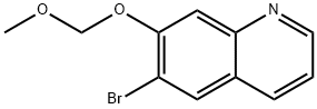 Quinoline, 6-bromo-7-(methoxymethoxy)- Structure