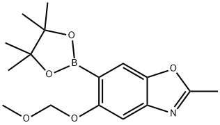 5-(methoxymethoxy)-2-methyl-6-(4,4,5,5-tetramethyl-1,3,2-dioxaborolan-2-yl)benzo[d]oxazole Structure