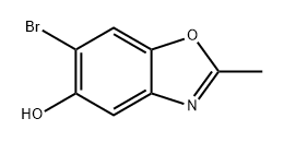 5-Benzoxazolol, 6-bromo-2-methyl- 구조식 이미지