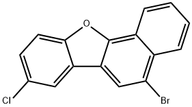 Benzo[b]naphtho[2,1-d]furan, 5-bromo-8-chloro- Structure