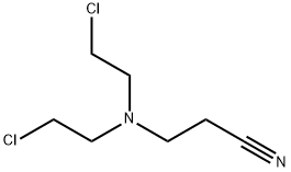 Propanenitrile, 3-[bis(2-chloroethyl)amino]- Structure