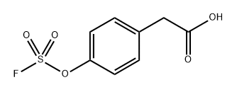 2-(4-((fluorosulfonyl)oxy)phenyl)acetic acid Structure