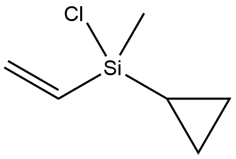 Cyclopropane, (chloroethenylmethylsilyl)- Structure