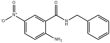 Benzamide, 2-amino-5-nitro-N-(phenylmethyl)- Structure