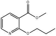 Methyl 2-propoxynicotinate Structure