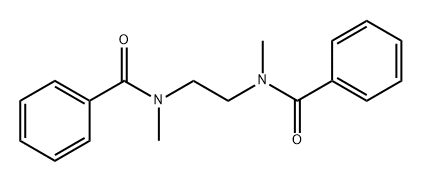 Benzamide, N,N'-1,2-ethanediylbis[N-methyl- 구조식 이미지