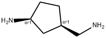 Rel-(1S,3R)-3-(aminomethyl)cyclopentan-1-amine dihydrochloride Structure