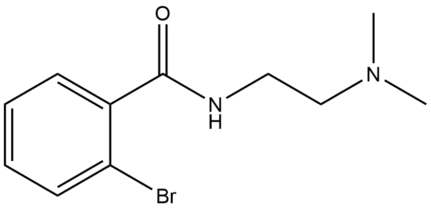 Benzamide, 2-bromo-N-[2-(dimethylamino)ethyl]- Structure