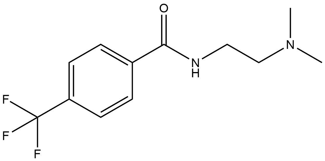 N-[2-(Dimethylamino)ethyl]-4-(trifluoromethyl)benzamide Structure