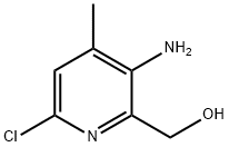 2-Pyridinemethanol, 3-amino-6-chloro-4-methyl- Structure