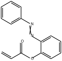 2-Propenoic acid, 2-(2-phenyldiazenyl)phenyl ester 구조식 이미지