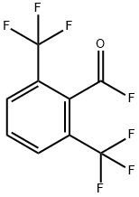 Benzoyl fluoride, 2,6-bis(trifluoromethyl)- Structure