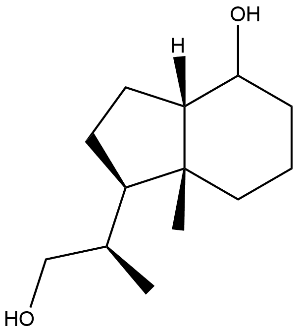 (1R,3AS,7aR)-1-((R)-1-hydroxypropan-2-yl)-7a-methyloctahydro-1H-inden-4-ol Structure