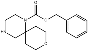 1-Cbz-9-oxa-1,4-diaza-spiro[5.5]undecane Structure