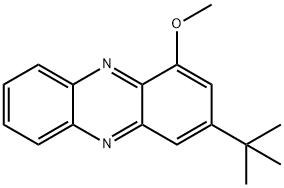 Phenazine, 3-(1,1-dimethylethyl)-1-methoxy- Structure