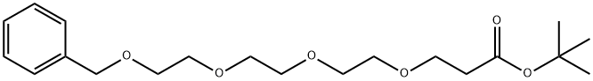 4,7,10,13-Tetraoxatetradecanoic acid, 14-phenyl-, 1,1-dimethylethyl ester Structure