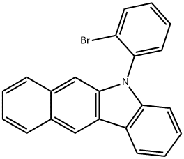 5H-Benzo[b]carbazole, 5-(2-bromophenyl)- Structure