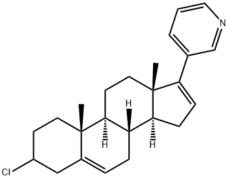 3-((8R,9S,10R,13S,14S)-3-chloro-10,13-dimethyl-2,3,4,7,8,9,10,11,12,13,14,15-dodecahydro-1H-cyclopenta[a]phenanthren-17-yl)pyridine Structure