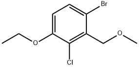 1-Bromo-3-chloro-4-ethoxy-2-
(methoxymethyl)benzene Structure