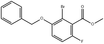 Methyl 2-bromo-3-(benzyloxy)-6-fluorobenzoate Structure