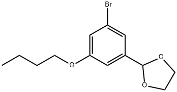 2-(3-BROMO-5-BUTOXYPHENYL)-1,3-DIOXOLANE Structure