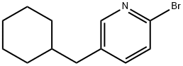 2-bromo-5-(cyclohexylmethyl)pyridine Structure