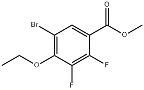 Methyl 5-bromo-4-ethoxy-2,3-difluorobenzoate Structure